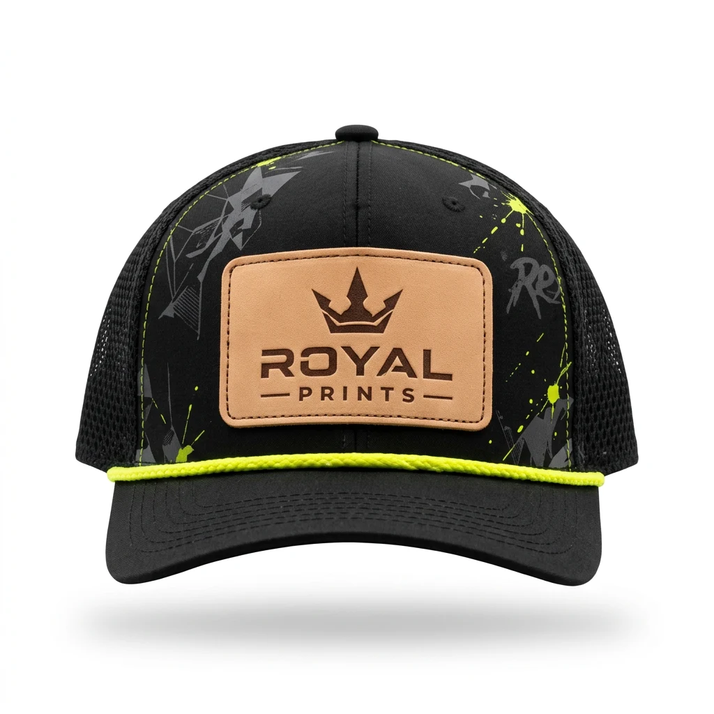 Rope Cap - Leather Patch