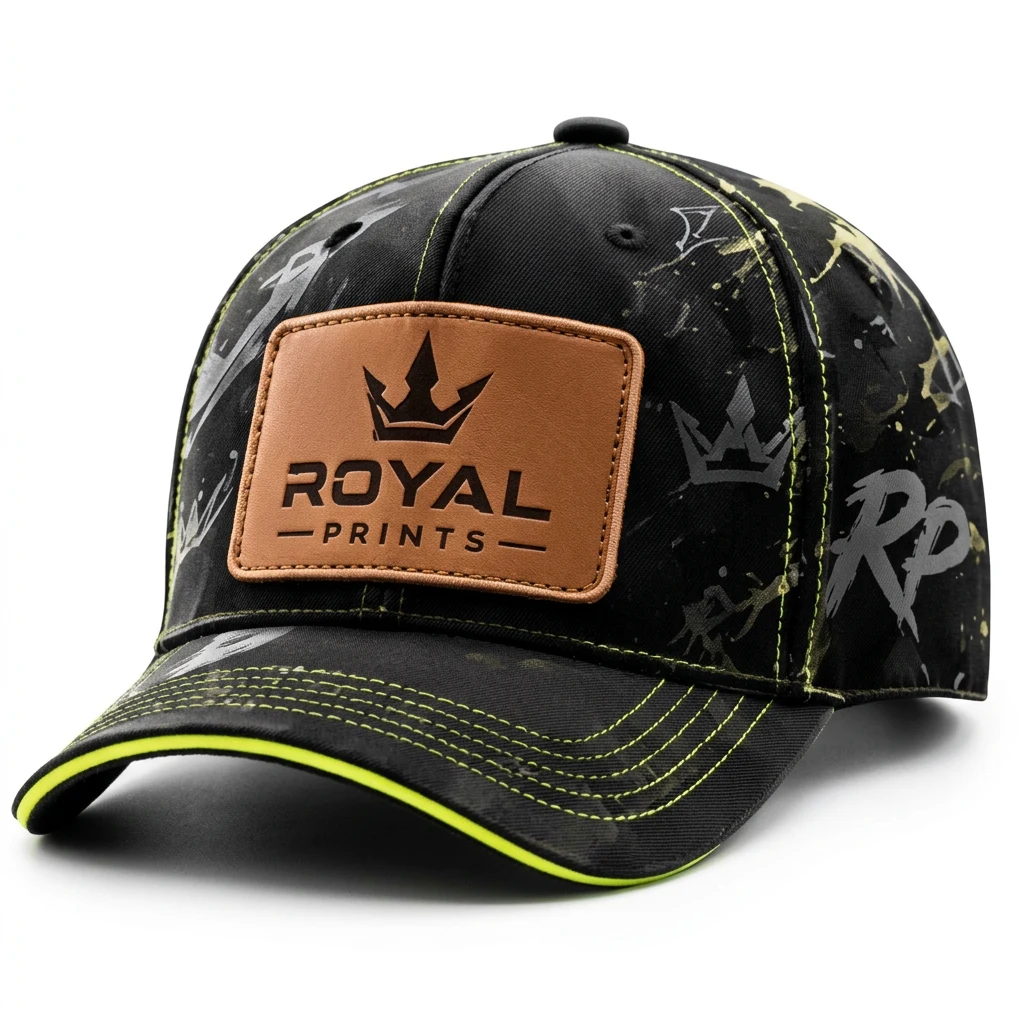 Baseball Cap - Leather Patch